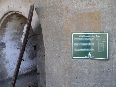 Main Magazine of Fort Totten Marker. Click for full size. Main Magazine of Fort Totten Marker image. Click for full size.