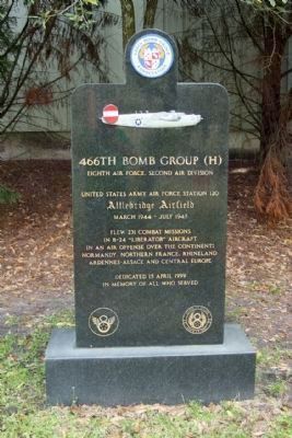 466th Bomb Group (H) Marker image. Click for full size.