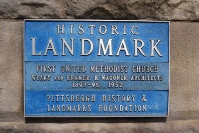 First United Methodist Church Marker. Click for full size. First United Methodist Church Marker image. Click for full size.