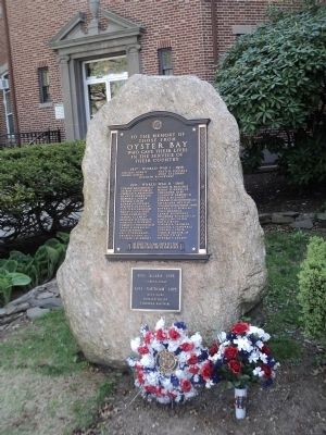 Oyster Bay Honor Roll Monument. Click for full size. Oyster Bay Honor Roll Monument image. Click for full size.