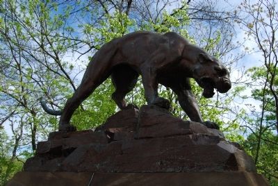 Schenley Park Bridge Panther image. Click for full size.