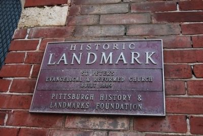 St. Peter's Evangelical and Reformed Church Marker image. Click for full size.