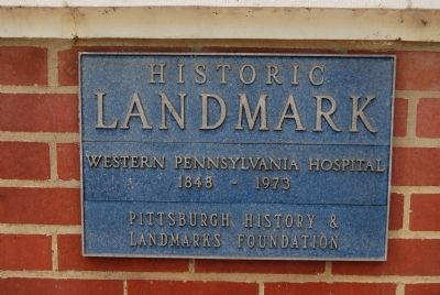 Western Pennsylvania Hospital Marker image. Click for full size.
