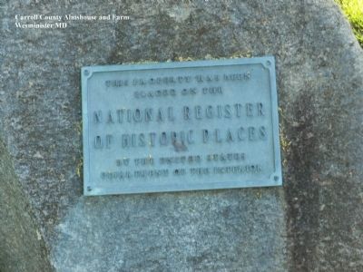 Carroll County Almshouse and Farm Marker. Click for full size. Carroll County Almshouse and Farm Marker image. Click for full size.