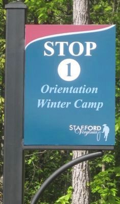 Stop 1 Orientation - Winter Camp. Click for full size. Stop 1 Orientation - Winter Camp image. Click for full size.