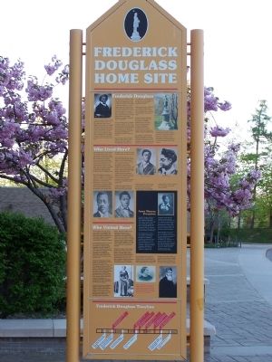 Douglass Home Site Marker Side 1. Click for full size. Douglass Home Site Marker Side 1 image. Click for full size.