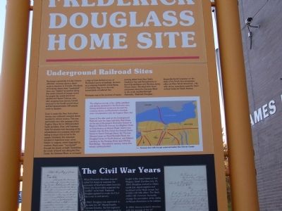 Douglass Home Site Marker Detail 1 image. Click for full size.