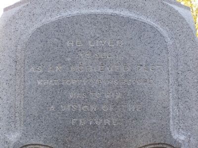 Hartwell Carver, M.D. Marker Side - East image. Click for full size.