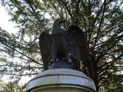 Closeup of Eagle on Memorial image. Click for full size.