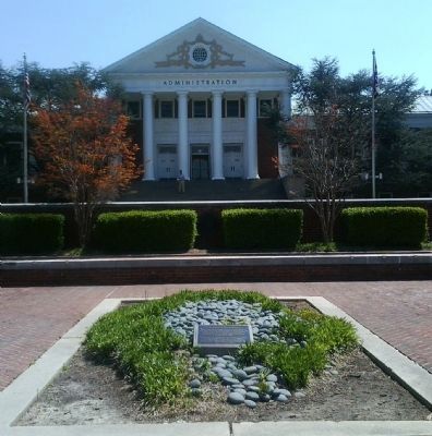 "May Peace Prevail on Earth" Marker - on the east end of McKeldin Mall. Click for full size. "May Peace Prevail on Earth" Marker - on the east end of McKeldin Mall image. Click for full size.