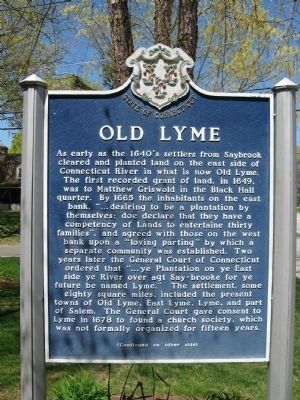 Old Lyme Marker image. Click for full size.