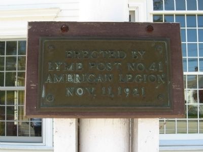 Plaque on the Flag Pole. Click for full size. Plaque on the Flag Pole image. Click for full size.