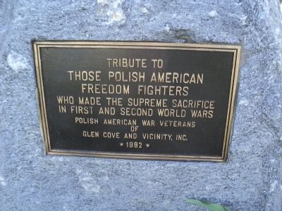 Polish American Freedom Fighters Marker image. Click for full size.