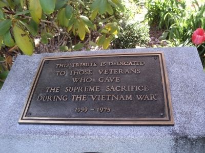 Glen Cove Vietnam Memorial Marker. Click for full size. Glen Cove Vietnam Memorial Marker image. Click for full size.