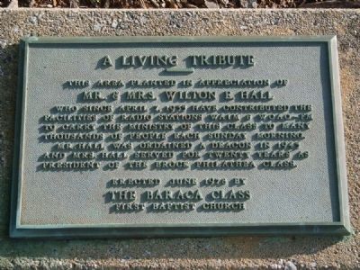A Living Tribute Marker image. Click for full size.