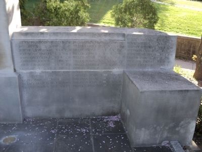 More Names on Glen Cove Civil War Memorial. Click for full size. More Names on Glen Cove Civil War Memorial image. Click for full size.