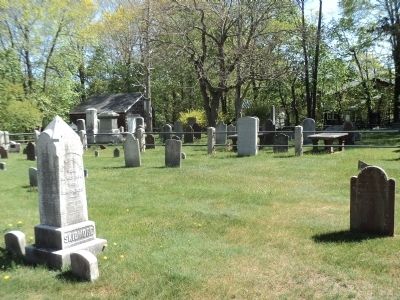 Marker in the Setauket Presbyterian Churchyard image. Click for full size.