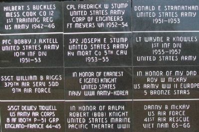 Barber County Veterans Memorial image. Click for full size.