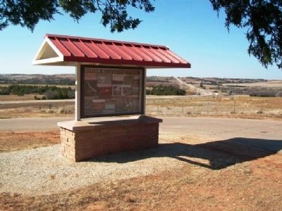 Gypsum Hills Scenic Byway Kiosk image. Click for full size.