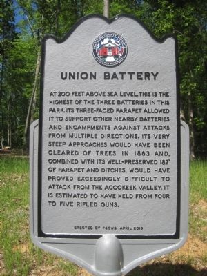 Union Battery Marker image. Click for full size.