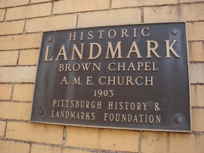 Brown Chapel AME Church Marker image. Click for full size.
