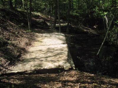 Sandstone Quarry near the Marker. Click for full size. Sandstone Quarry near the Marker image. Click for full size.