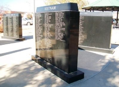 Comanche County Veterans Memorial Honor Roll. Click for full size. Comanche County Veterans Memorial Honor Roll image. Click for full size.