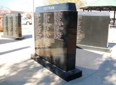 Comanche County Veterans Memorial Honor Roll image. Click for full size.