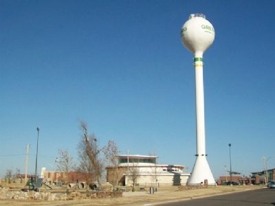 Big Well Museum and Greensburg City Water Tower image. Click for full size.