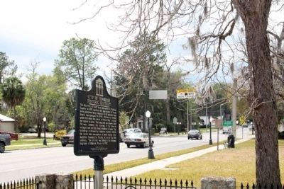 City of Newberry Historic District Marker seen along West Newberry Road (State Road 26). Click for full size. City of Newberry Historic District Marker seen along West Newberry Road (State Road 26) image. Click for full size.