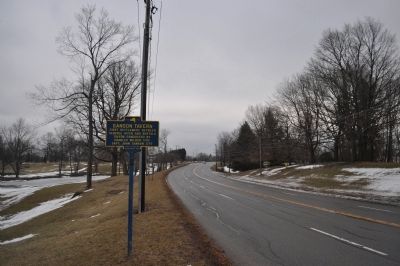 Ganson Tavern Marker as seen facing east image. Click for full size.