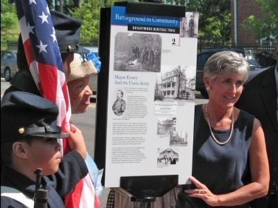 Marker Unveiled. Click for full size. Marker Unveiled image. Click for full size.