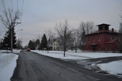 Fourth Ward School as seen approaching from the south. Click for full size. Fourth Ward School as seen approaching from the south image. Click for full size.