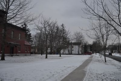 Fourth Ward School as seen approaching from the north. Click for full size. Fourth Ward School as seen approaching from the north image. Click for full size.