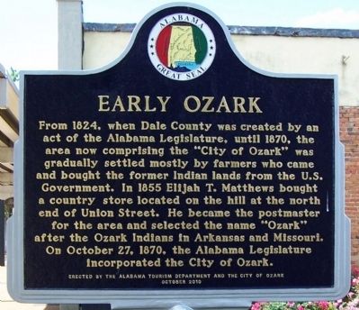 Early Ozark Marker image. Click for full size.