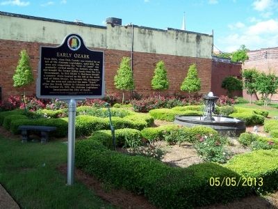 Early Ozark/Ozark's Role in the Origin of Fort Rucker Marker image. Click for full size.