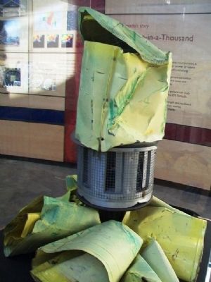 Remains of Greensburg's Tornado Warning Siren. Click for full size. Remains of Greensburg's Tornado Warning Siren image. Click for full size.