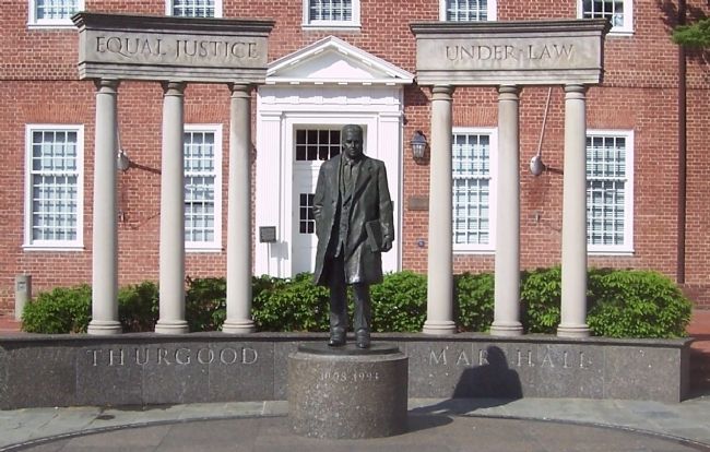 Thurgood Marshall Memorial image. Click for full size.