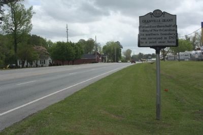 Granville Grant Marker seen traveling east along John Small Avenue (US 264) image. Click for full size.