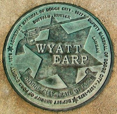 Wyatt Earp Marker. Click for full size. Wyatt Earp Marker image. Click for full size.
