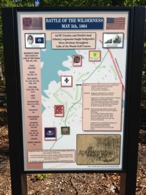 Battle of the Wilderness Marker image. Click for full size.