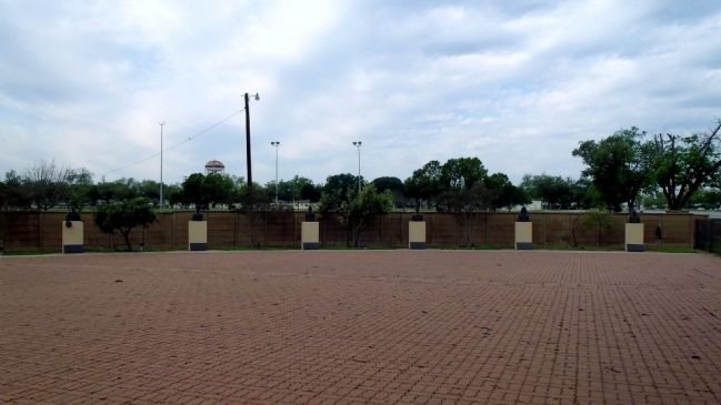 Bronze busts in memorial park near the Kelly Air Force Base Marker image. Click for full size.
