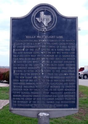 Kelly No. 2 Flight Line Marker image. Click for full size.