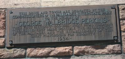 Perkins Tower Marker. Click for full size. Perkins Tower Marker image. Click for full size.