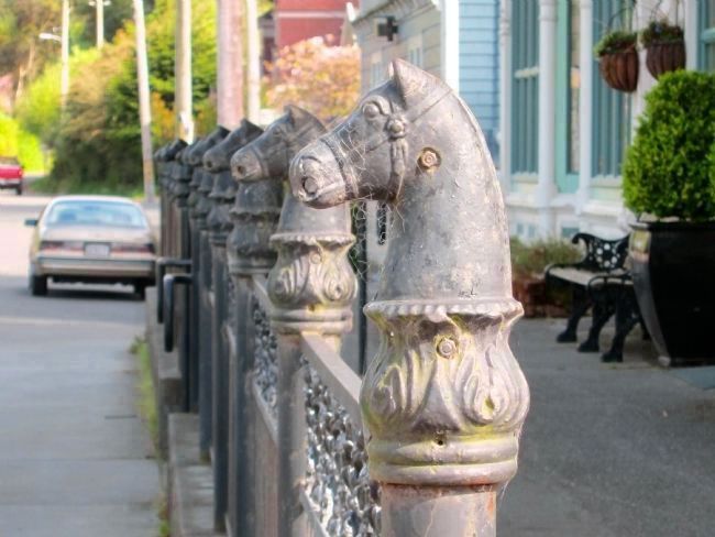 11-Horse Hitching Post Herd (Ocean Avenue) image. Click for full size.