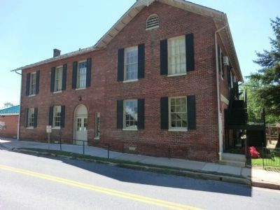 Site of the original Franklin Academy Building image. Click for full size.