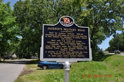 Jackson's Military Road Marker image. Click for full size.