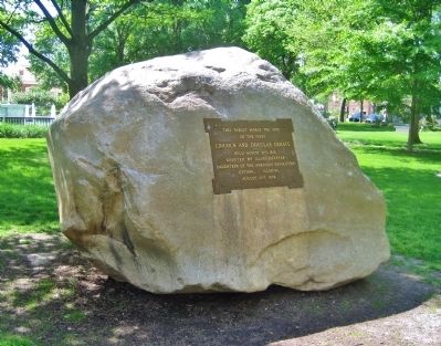 Boulder marking the spot of the debate image. Click for full size.