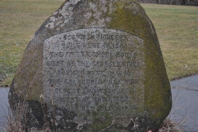 First School West of the Genesee Marker. Click for full size. First School West of the Genesee Marker image. Click for full size.