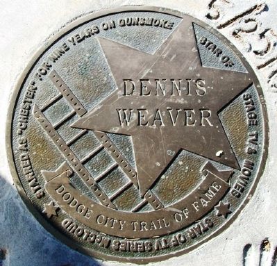 Dennis Weaver Marker image. Click for full size.